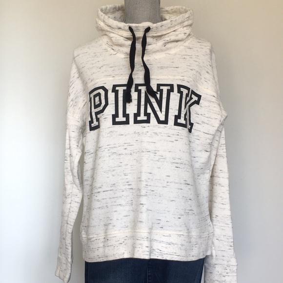 PINK Cowl Neck Pullover Sweatshirt, size Medium 🖤 - Picture 11 of 16